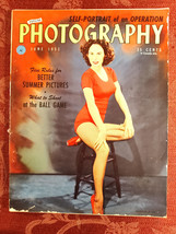 Popular Photography Magazine June 1951 Summer Pictures - £12.94 GBP