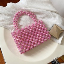 Lic handbag female shopper purses spring fashion casual handmade colorful laser beading thumb200