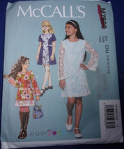 McCall’s Girl’s Dresses Size 7-14 #M7680 Uncut - £4.71 GBP