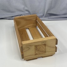 VTG Napa Valley Cassette Wooden Storage Holds 12 Tapes Box Company - £11.14 GBP