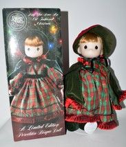 Precious Moments 1991 Christmas Limited Edition Porcelain Bisque 14&quot; Doll 417785 - £14.93 GBP
