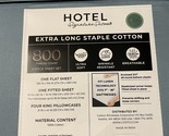 Hotel Signature Sateen 800 TC EX Long Staple Cotton King Sheet Set 6 pie... - £69.01 GBP
