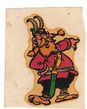 Original 60&#39;s Asterix Obelix Telecalco Jesco Pirate Chief Decal -
show origin... - £10.20 GBP