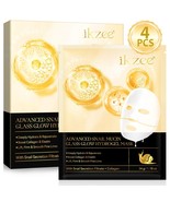 Snail Mucin Glass Glow Hydrogel Face Masks Skincare, Snail Mucin Serum Face - $321.95 MXN