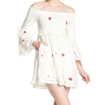 Free People Counting Daisies Embroidered Off the Shoulder Dress size M M... - £66.99 GBP