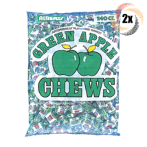 2x Bags Alberts Green Apple Fruit Chews Assorted Flavors | 240 Candies Per Bag - £16.42 GBP