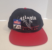  1990&#39;s Vintage Atlanta Falcons Snapback Hat Cap by Eastport With Tags - Flawed - £22.37 GBP