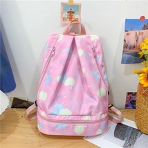 Women Sport Backpack Gym Bag Female Student Fashion College Ladies Candy Casual  - £25.35 GBP