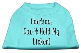 Can't Hold My Licker Screen Print Shirts Aqua XL - $42.38 CAD