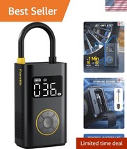 1 Min Fast Inflate Portable Tire Inflator With Digital Pressure Gauge - ... - $95.99