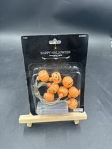 8 Halloween LED Lights 4.6 Ft Pumpkins Jackolanterns AA Battery Operated... - £6.11 GBP