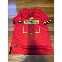 Ghana Puma Men&#39;s Soccer Football Jersey Red Size Small - $29.70