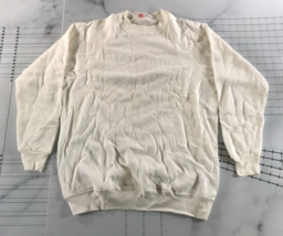 Vintage Bassett Walker Rundhalsausschnitt Sweatshirt Jungen M Weiß Baumw... - $29.69