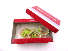 American Girl 2017 Spring MIX &amp; MATCH Shoes Lime Green Gladiator Sandals - $15.84