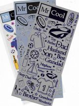 Peel Off Sticker Sheet. Male - $1.49