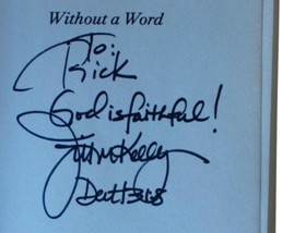Jill Kelly Without A Word Signed Uncorrected Proof Arc Bills Football Star Jim - £28.12 GBP