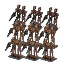 Commando Droid Squad Star Wars The Clone Wars 18pcs Minifigures Bricks Toys - $23.49