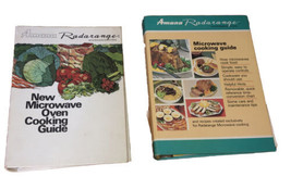Amana Microwave Oven Vintage Cooking Guide Set Of 2 - £10.85 GBP