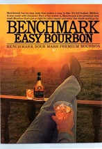 1981 Benchmark Easy Bourbon Vintage Print Ad Horse Farm Boots Sunset Wal... - $10.97