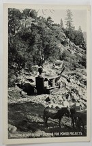 California Building Roads in High Sierras Kings River Project Postcard S18 - £39.50 GBP