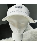 Cadillac Hat  Mens Adjustable White Game Set Match US Open 2023 Tennis Cap - $27.17 CAD