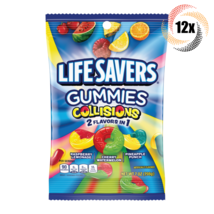 12x Bags Lifesavers Gummies Collisions Assorted Flavor Candy 7oz | Fast Shipping - £32.99 GBP