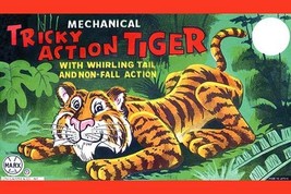 Tricky Action Tiger - Art Print - £17.25 GBP+