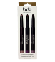 BDB BILLION DOLLAR BEAUTY STARSTRUCK SHIMMER EYESHADOW STICK TRIO COLORS - $465.90 MXN