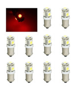 (10) 55-72 Chevy Red 5-LED Inside Dash Panel Cluster Gauge Glove Box Lig... - $34.19 CAD