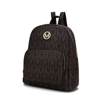 MKF Collection Fanny Women&#39;s Backpack, Signature Vegan Leather Daypack Bag  - $1,553.13 MXN