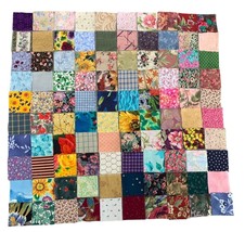 200 Floral 2&quot; Precut Cotton Fabric Squares Bundle Quilting Craft Sewing - £12.93 GBP