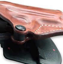Fits Kahr P380 2.53”BBL Leather Paddle Holster Open Top #1029# RH image 5