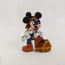 Pirate Mickey Mouse Pirates of the Caribbean Rubber 3D Disney Pin # 2754 - £8.56 GBP