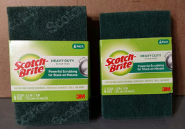 Scotch-Brite Heavy Duty Scour Pads Green 9pk Non Coated Cookware Oven Ra... - £9.43 GBP