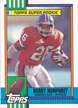 Bobby Humphrey #32 - Broncos 1990 Topps Rookie Football Trading Card - £0.99 GBP