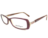 Salvatore Ferragamo Eyeglasses Frames 2615 543 Brown Purple Full Rim 51-... - £51.63 GBP
