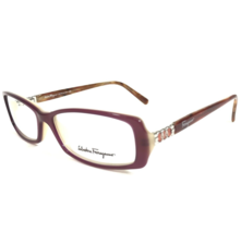 Salvatore Ferragamo Eyeglasses Frames 2615 543 Brown Purple Full Rim 51-14-130 - £51.18 GBP