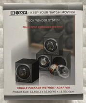 Add-On Boxy Brick Automatic Luxury Watch Winder Requires AC Adapter Reta... - £70.27 GBP