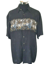 Campia Moda Island Casual Shirt Men&#39;s Size Large Rayon Hawaiian Aloha Tropical - £13.95 GBP