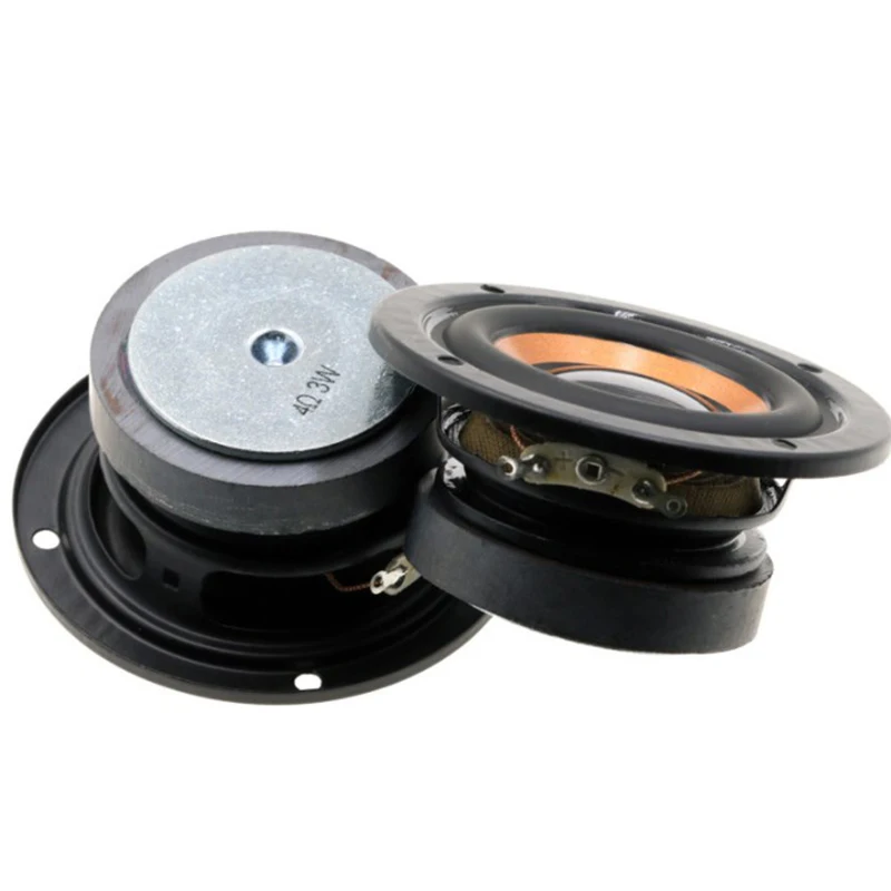 JINHF 2Pcs 52mm 2 Inch Full Range Speaker 4 Ohm 3W Bluetooth Speaker for... - £14.98 GBP