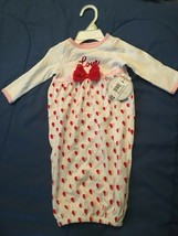 Koala Kids Girl&#39;s Hearts Nightgown 0-3 *NEW W Tags* j1 - $7.99