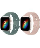 2 Pack Silicone Band Compatible With Apple Watch Ultra Band 38mm 40mm 41mm - $13.85