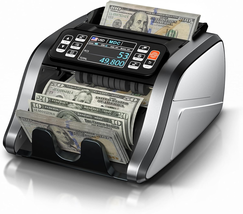 Denomination Money Counter Machine, Printer Enabled Bill Counter for Business Va - £384.65 GBP