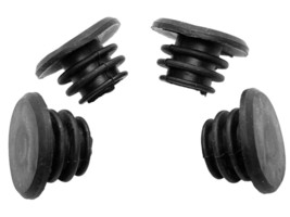 Rubber Bike Handlebar End Plugs / Grip Caps / Bicycle Bar End 4 Pack - $7.91