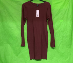 Junior’s Long Sleeve Bodycon Dress - Wild Fable Red Embroidered Butterfl... - $12.99