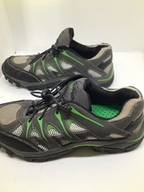 itasca size 6 green gray white athletic shoe - $25.25