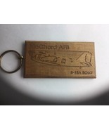 KEYCHAIN U.S. AIR FORCE McCord AFB B-18A BOLO WOODEN STATS - £18.33 GBP