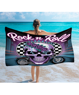 Radical Rock n Roll Rebel Beach Towel | Purple Skull | 002 Adult Large |... - $36.99