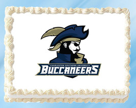 CSU Buccaneers 1/4 Sheet 8.5 x 11 Edible Image Topper Cupcake Cake Frosting - £9.41 GBP