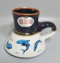 1982 Bearly Surviving Porcelain Mug Made in California No Spill No Slide... - $16.65
